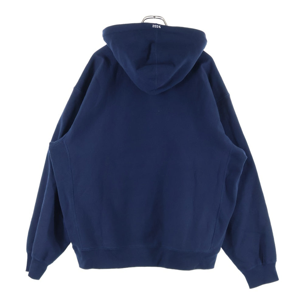 SUPREME(シュプリーム) 24AW Box Logo Hooded Sweatshirt ボックスロゴ プルオーバースウェットパーカー ネイビー