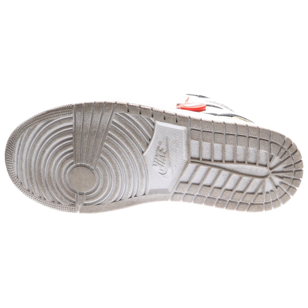 NIKE(ナイキ) AIR JORDAN 1 HIGH OG Bleached Coral エアジョーダン 1 ブリーチド コーラル ハイカットスニーカー ホワイト/ブラック US9.5/27.5cm 555088-108