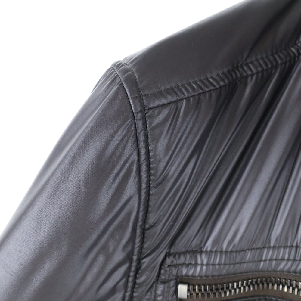 DOLCE & GABBANA(ドルチェアンドガッバーナ) 08AW MULTI POCKET FAKE LAYERED BATTING JACKET マルチジップ フェイクレイヤード ジャケット ブルゾン ブラウン