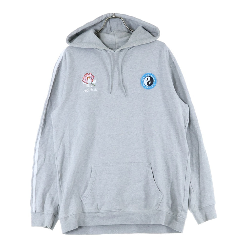 adidas(アディダス) ×PALACE GRAPHIC HOODIE パレス グラフィック スウェット パーカー グレー HB9138