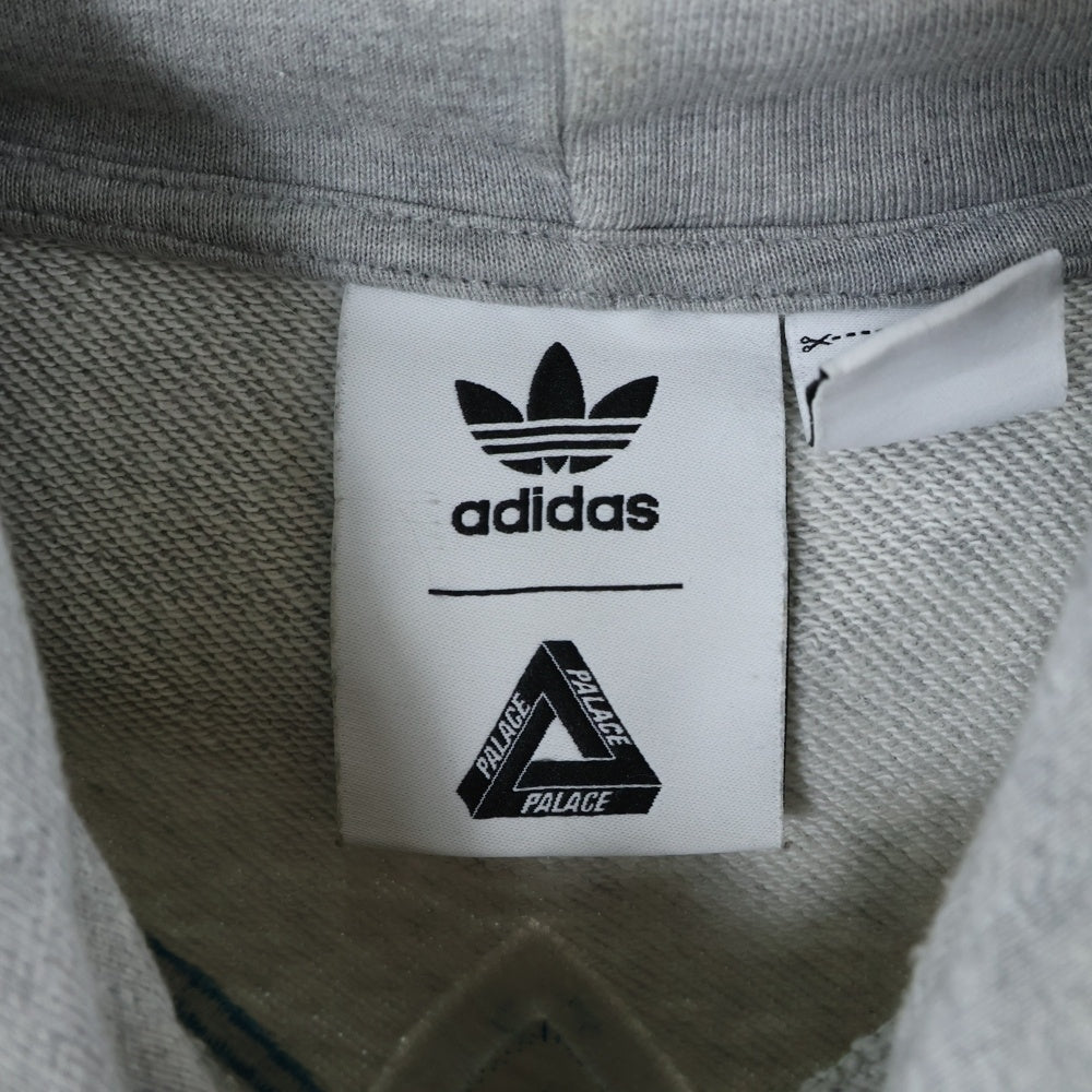 adidas(アディダス) ×PALACE GRAPHIC HOODIE パレス グラフィック スウェット パーカー グレー HB9138