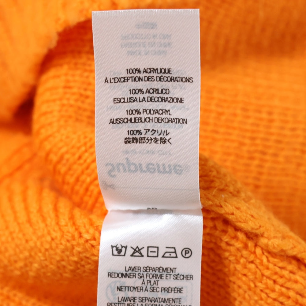 SUPREME(シュプリーム) 23SS Sleeve Stripe Zip Up Sweater スリーブ ストライプ柄 ジップアップ セーター ニット オレンジ