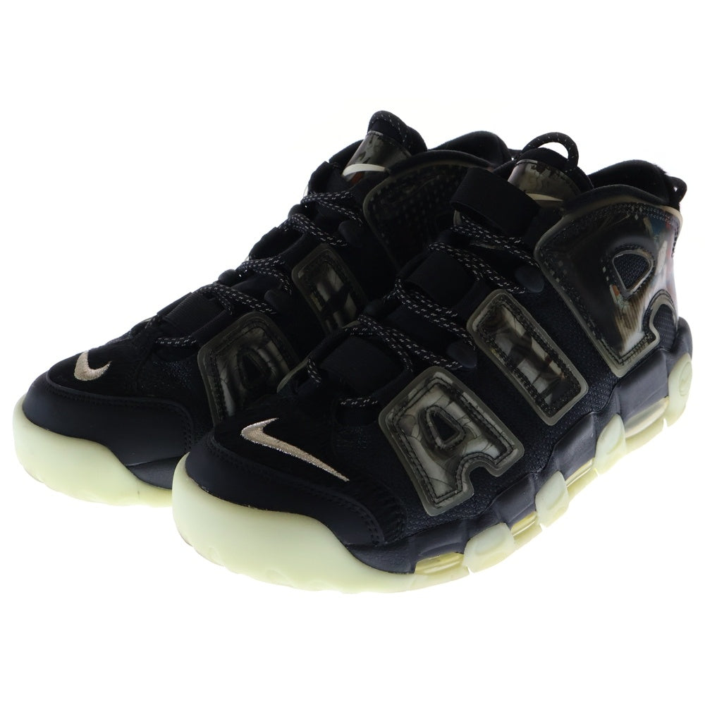 NIKE(ナイキ) AIR MORE UPTEMPO UTAGAWA KUNIYOSHI エアモア アップテンポ ウタガワ クニヨシ ミッドカットスニーカー ブラック US10.5/28.5cm DM6213-045