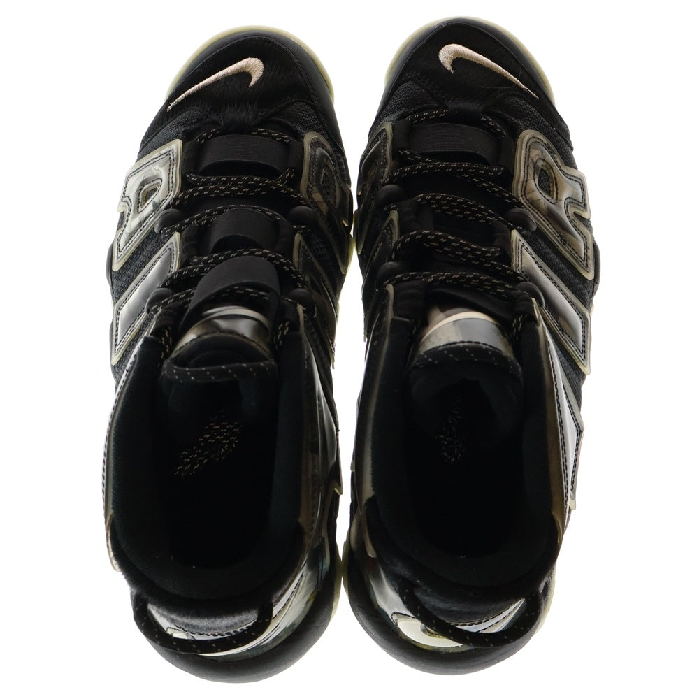 NIKE(ナイキ) AIR MORE UPTEMPO UTAGAWA KUNIYOSHI エアモア アップテンポ ウタガワ クニヨシ ミッドカットスニーカー ブラック US10.5/28.5cm DM6213-045