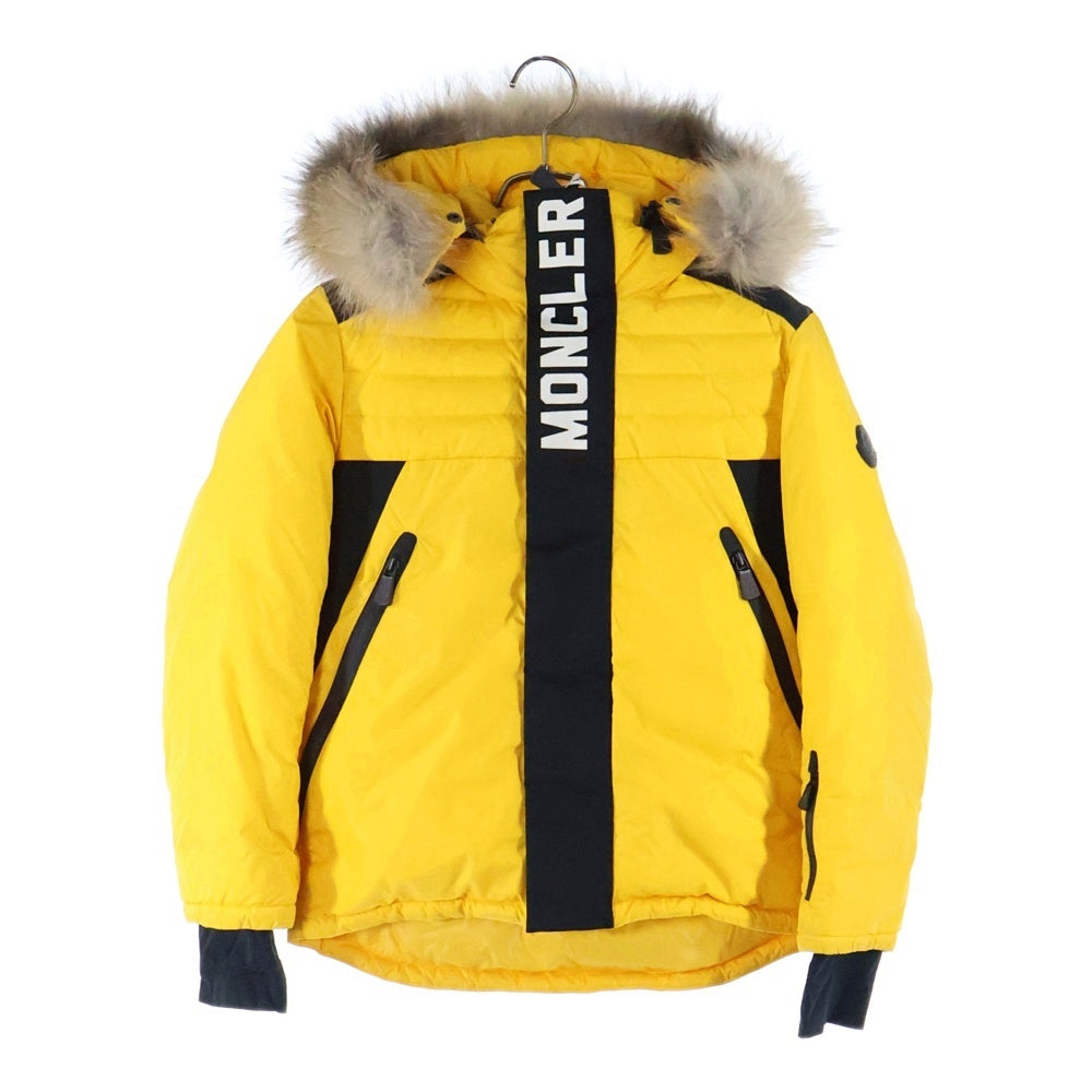 MONCLER(モンクレール) 19AW TOURNANT トゥルナン フーデッドジップアップファーダウンジャケット レディース イエロー E29544133615 5399E