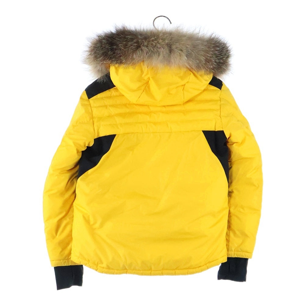 MONCLER(モンクレール) 19AW TOURNANT トゥルナン フーデッドジップアップファーダウンジャケット レディース イエロー E29544133615 5399E