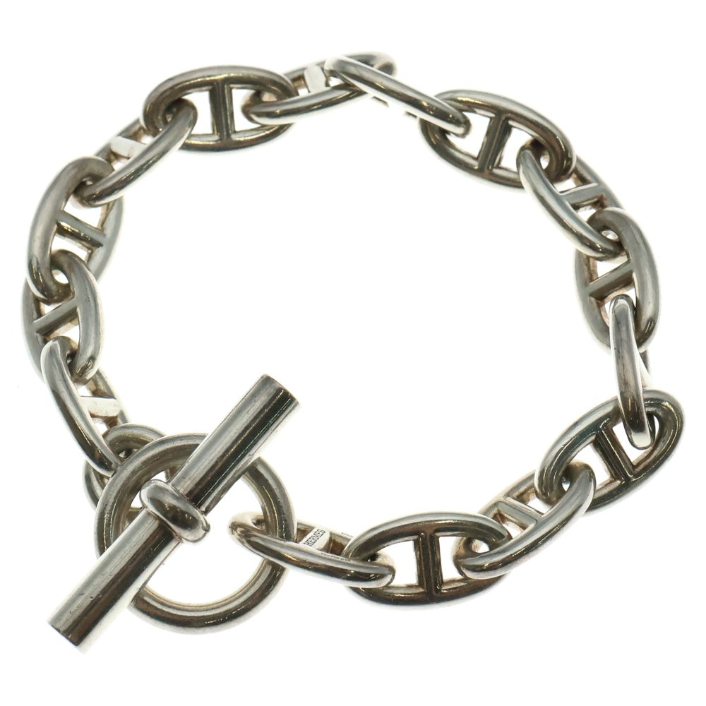 HERMES(エルメス) Chaine d'Ancre GM シェーヌダンクル 15コマ チェーンブレスレット シルバー