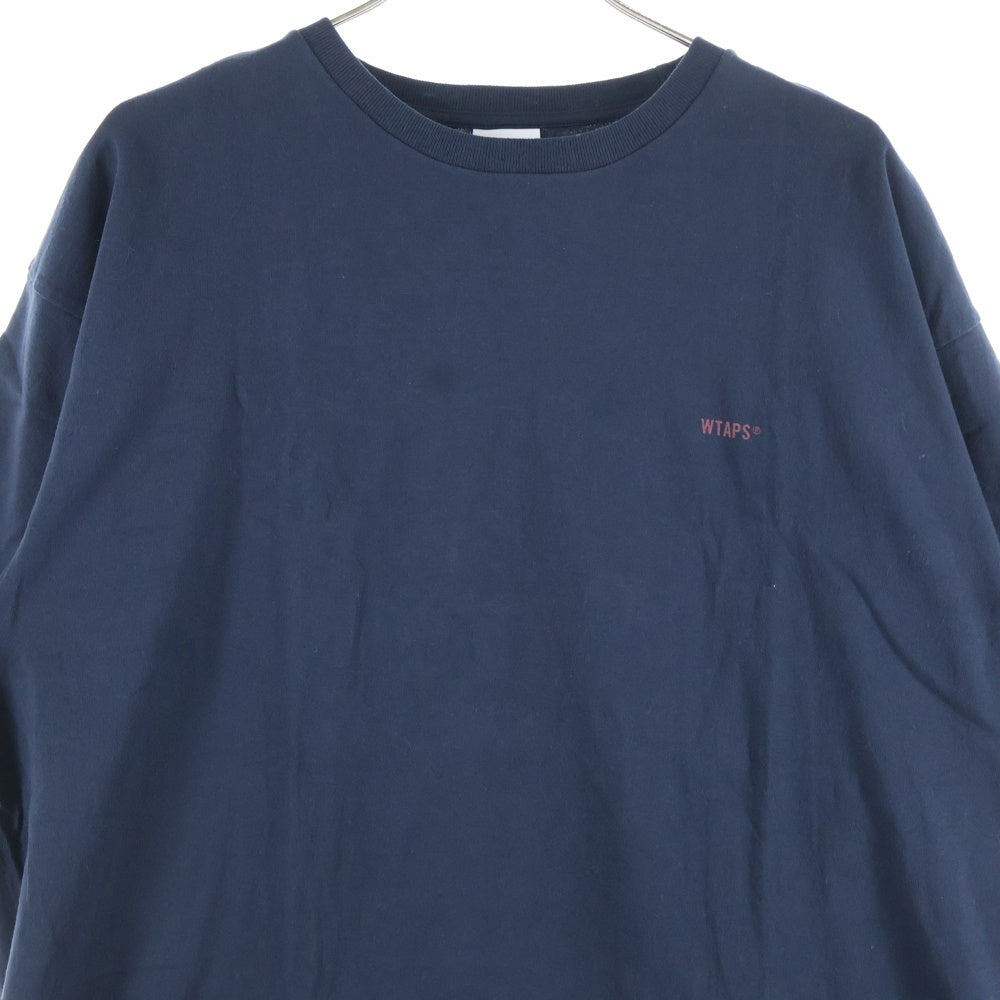 WTAPS(ダブルタップス) FORTLESS TEE フォートレス 両面プリント クルーネック カットソー 半袖Tシャツ ネイビー