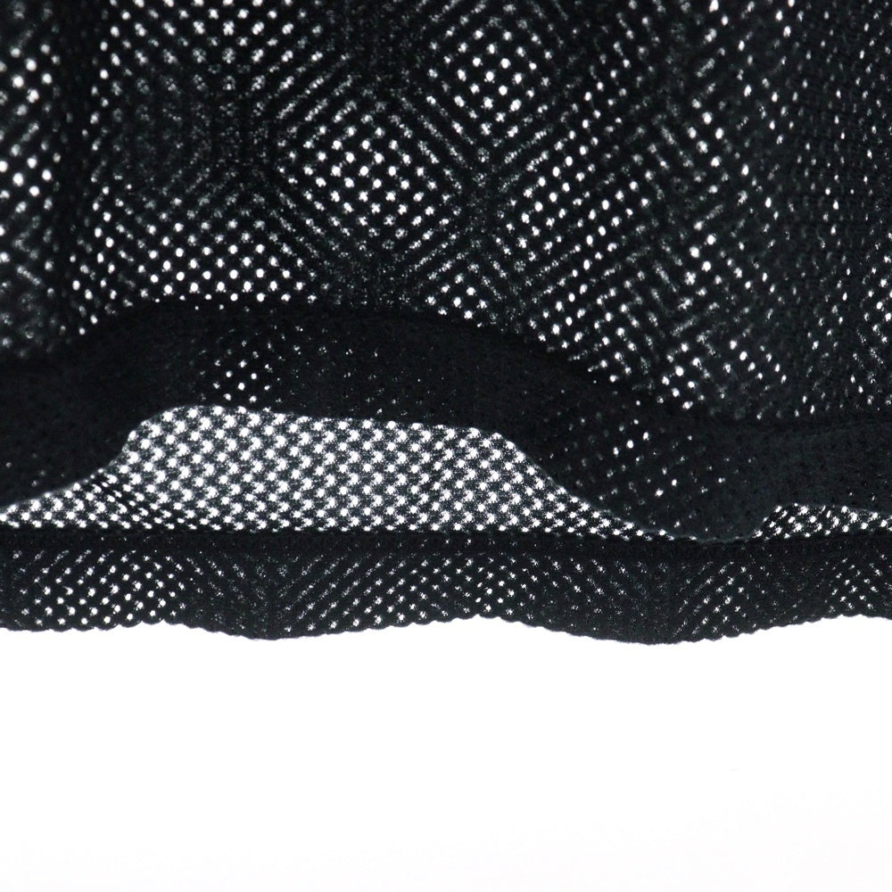 WTAPS(ダブルタップス) 24SS QB / SS / POLY ERA Black ポリ エラ 両面プリント メッシュ 半袖フットボールシャツ ブラック 241ATDT-CSM36