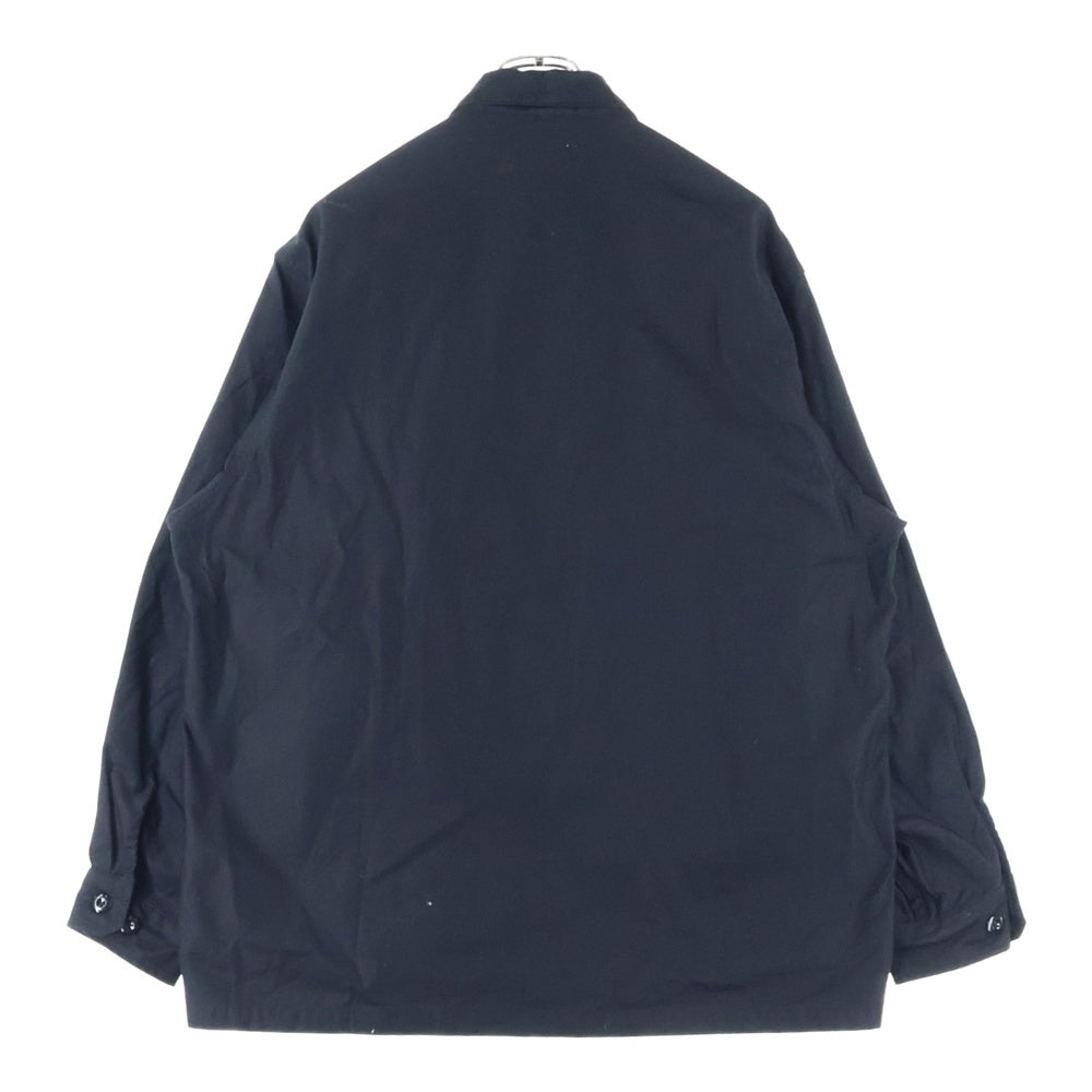 WTAPS(ダブルタップス) 24AW CBW LS COTTON SATIN SHIRT コットン サテン ダブルフラップポケット 長袖シャツ ブラック 242WVDT-SHM01