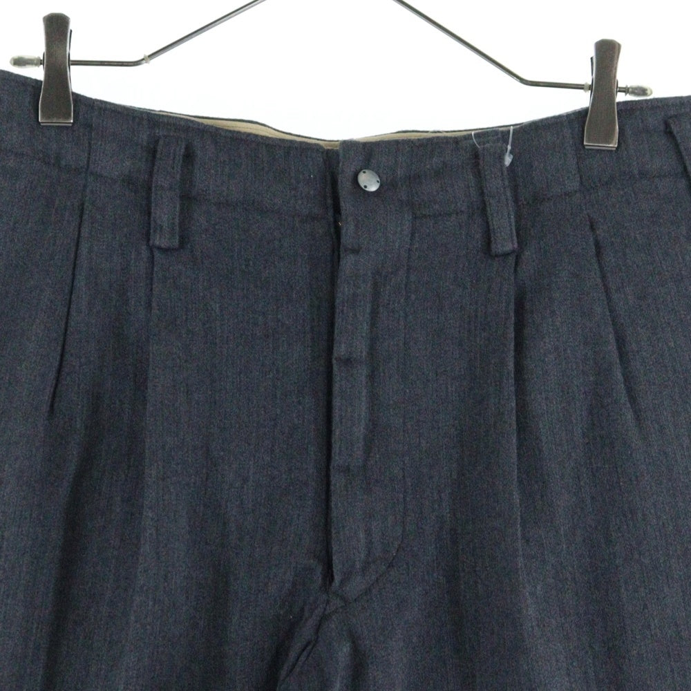 VINTAGE(ヴィンテージ) 80S VINTAGE DEZERT デザート ツータック ウール ワイドスラックスパンツ グレー