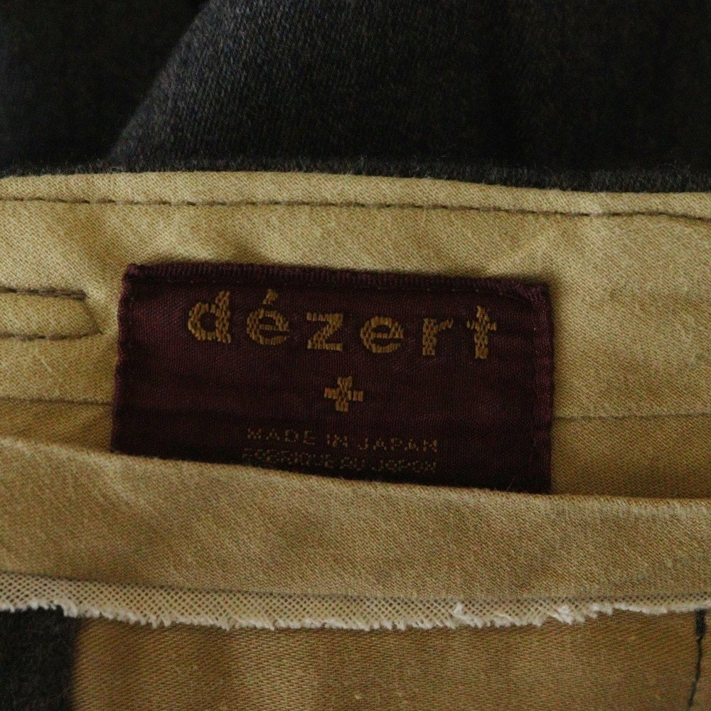 VINTAGE(ヴィンテージ) 80S VINTAGE DEZERT デザート ツータック ウール ワイドスラックスパンツ グレー