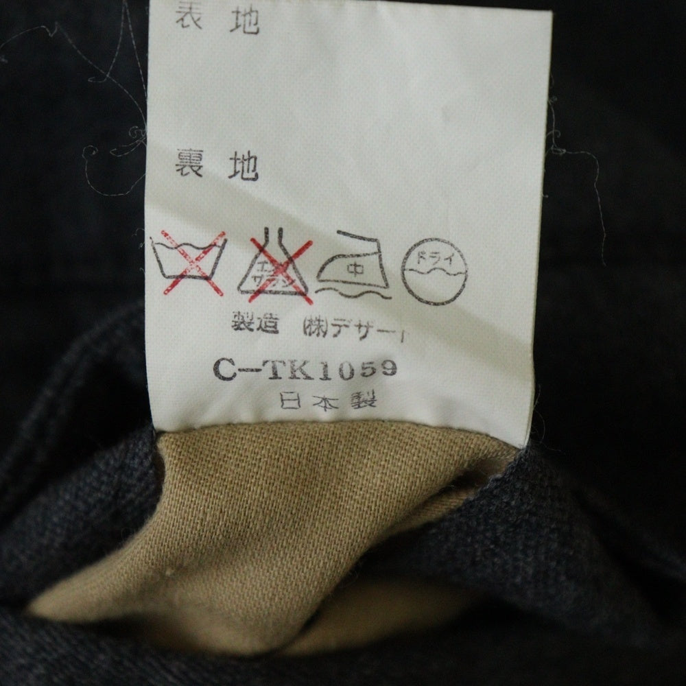 VINTAGE(ヴィンテージ) 80S VINTAGE DEZERT デザート ツータック ウール ワイドスラックスパンツ グレー