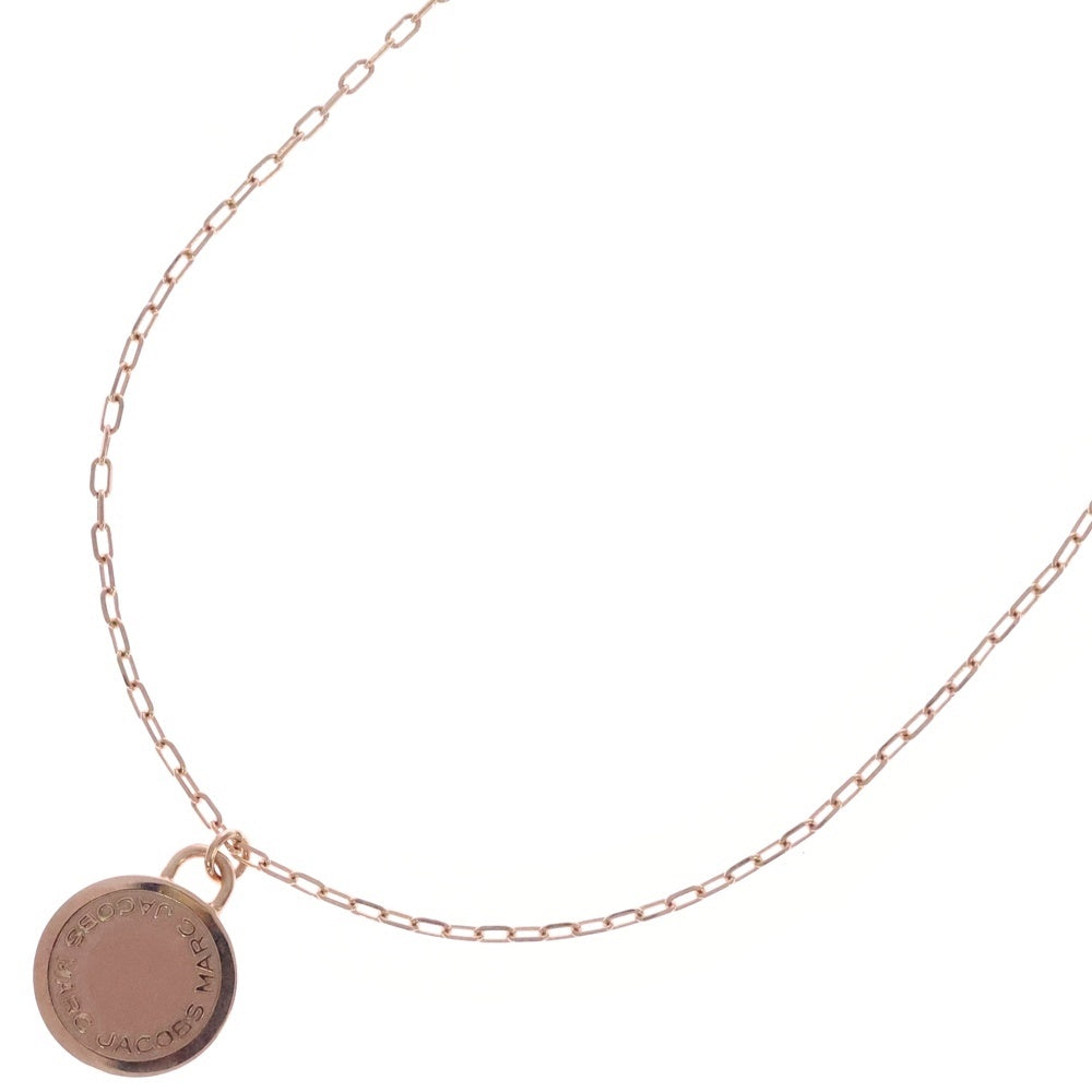 MARC JACOBS(マークジェイコブス) ロゴ ネックレス ピンクゴールド レディース