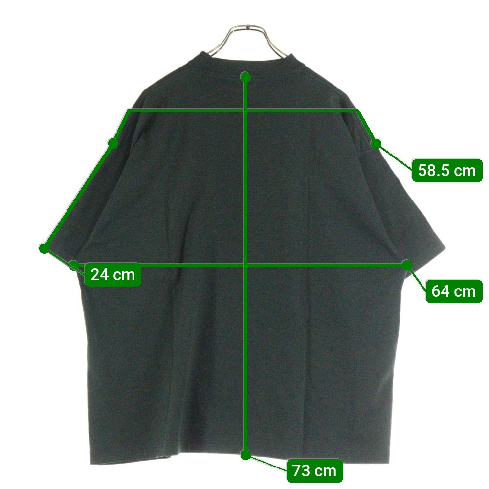 BALENCIAGA(バレンシアガ) 23SS ×adidas アディダス トレフォイルロゴオーバーサイズTシャツ 半袖クルーネックカットソー グリーン 723976 TNVN8