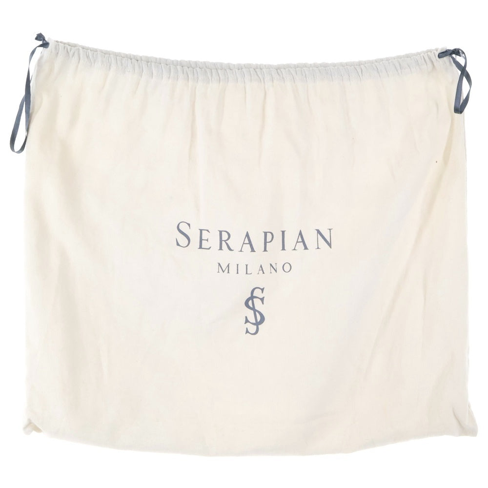 SERAPIAN(セラピアン) ブリーフケース キャリーオンバッグ ハンドバック ショルダーバッグ ネイビー/ブラック