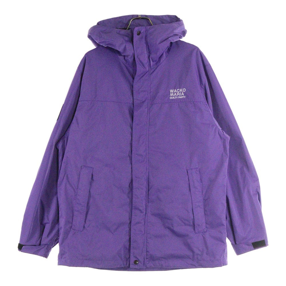 WACKO MARIA(ワコマリア) 20AW MOUNTAIN PARKA ロゴデザイン マルチポケット フーデッド マウンテンパーカー ジャケット パープル 20FW-WMO-OD05