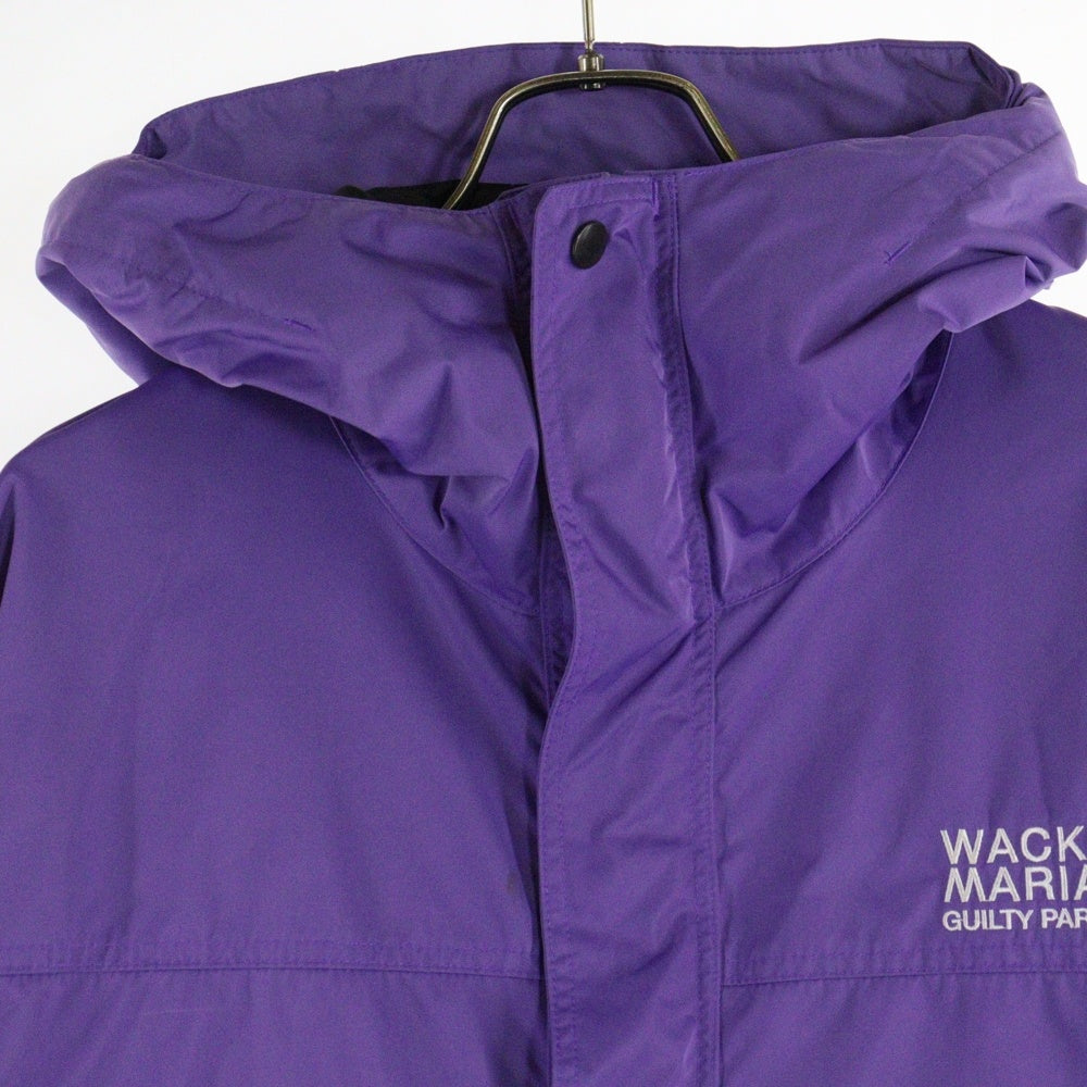 WACKO MARIA(ワコマリア) 20AW MOUNTAIN PARKA ロゴデザイン マルチポケット フーデッド マウンテンパーカー ジャケット パープル 20FW-WMO-OD05