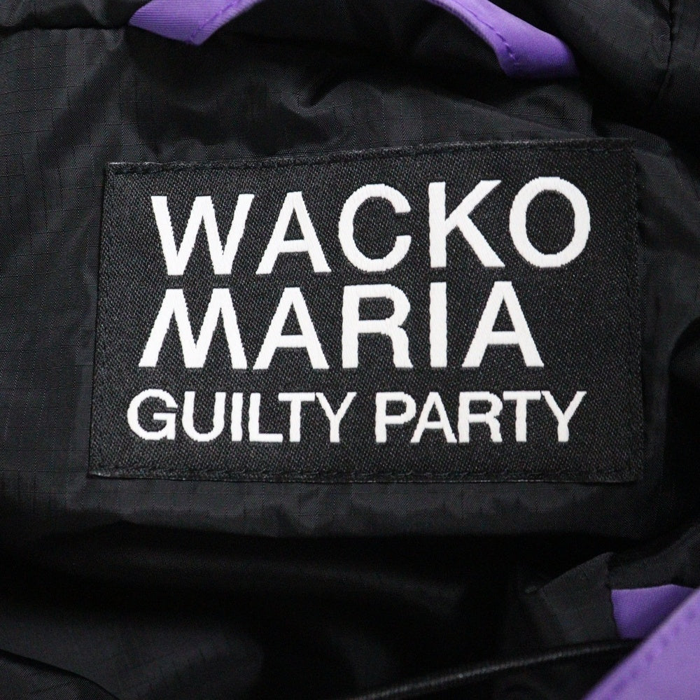 WACKO MARIA(ワコマリア) 20AW MOUNTAIN PARKA ロゴデザイン マルチポケット フーデッド マウンテンパーカー ジャケット パープル 20FW-WMO-OD05