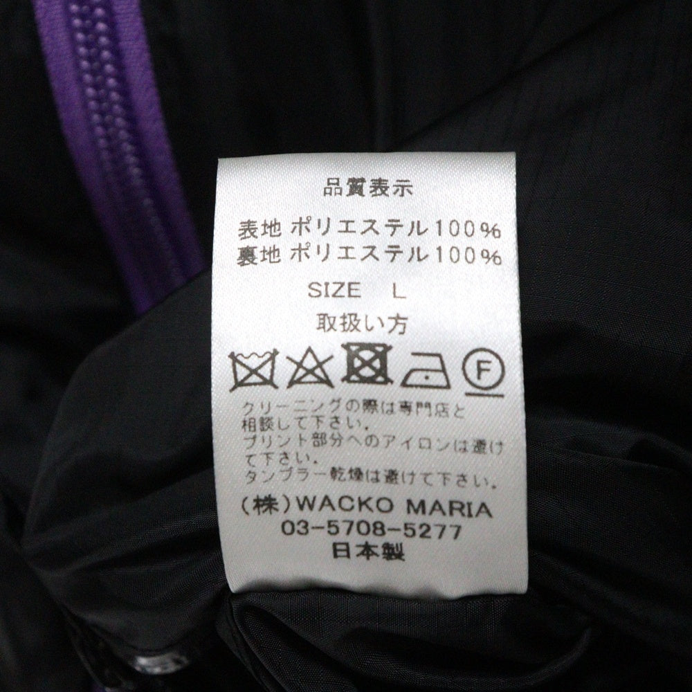 WACKO MARIA(ワコマリア) 20AW MOUNTAIN PARKA ロゴデザイン マルチポケット フーデッド マウンテンパーカー ジャケット パープル 20FW-WMO-OD05