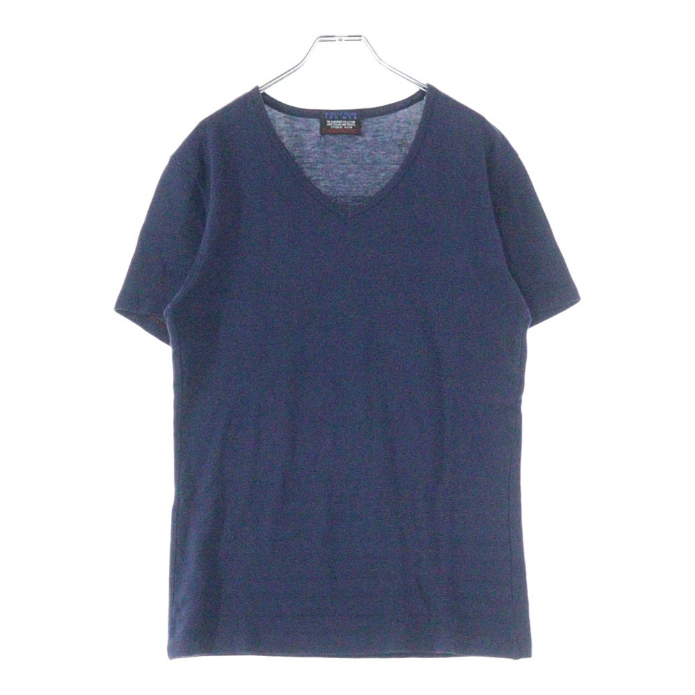 NICOLE CLUB FOR MEN(ニコルクラブフォーメン) Vネック 半袖Tシャツ カットソー ネイビー 6264-9707