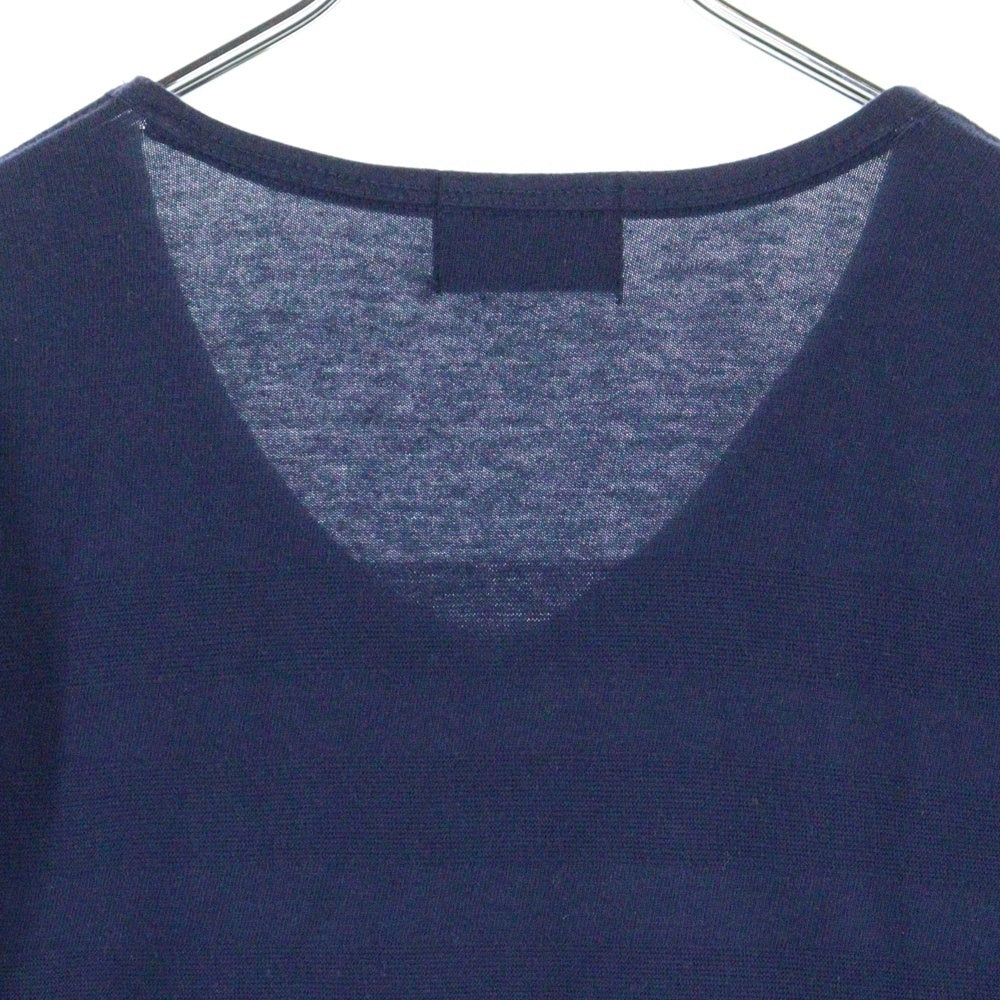 NICOLE CLUB FOR MEN(ニコルクラブフォーメン) Vネック 半袖Tシャツ カットソー ネイビー 6264-9707