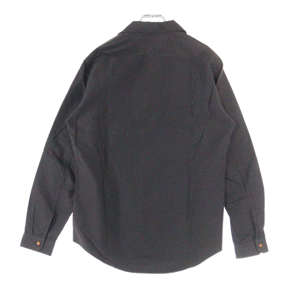 MEN'S BIGI(メンズビギ) オープンカラー 長袖シャツ ブラウン