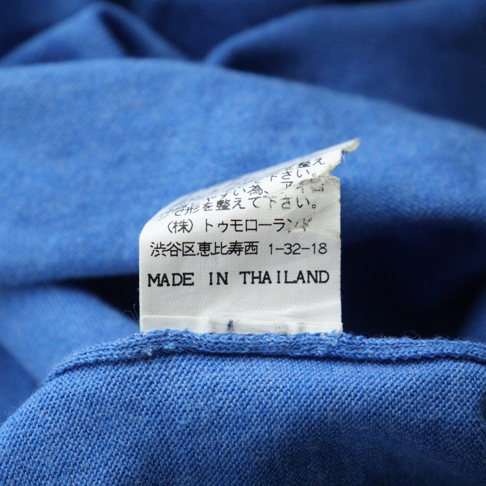 TOMORROWLAND(トゥモローランド) コットン 貝ボタン カーディガン ブルー