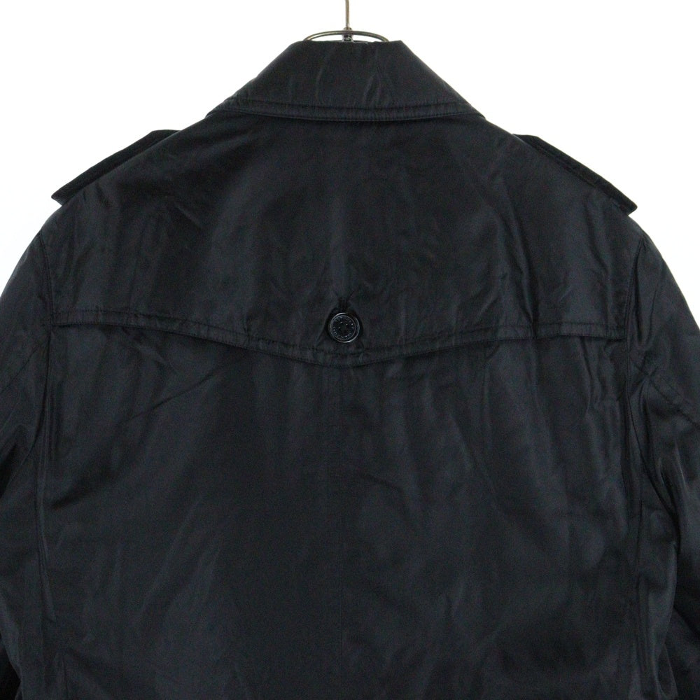 BURBERRY BLACK LABEL(バーバリー ブラックレーベル) ナイロン トレンチコート ジャケット ブラック