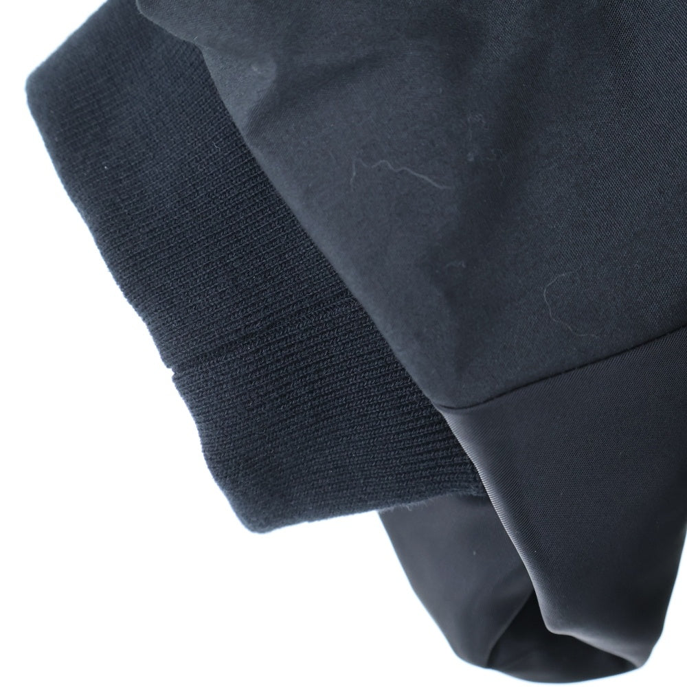 Sacai(サカイ) COTTON POPLIN x NYLON TWILL SHIRT コットン ポップリン ナイロン ツイル 半袖シャツ ブラック SCW-227