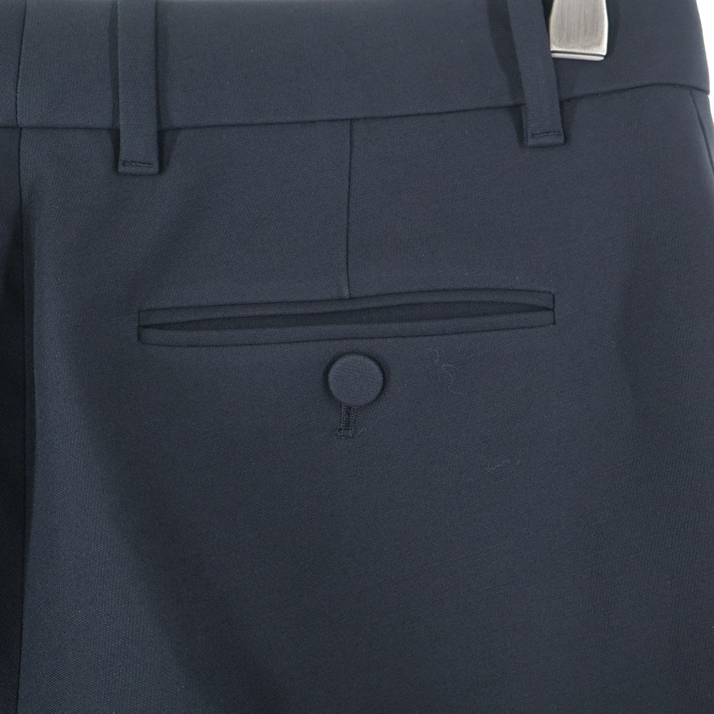 GUCCI(グッチ) 20SS ミケーレ期 モヘア混 ロゴパッチ ジップアップ フレアパンツ ブラック 624953