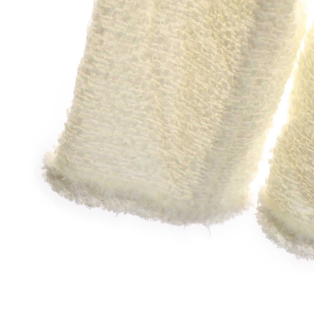 Kate Spade(ケイトスペード) TWEED JACKET ダブルポケット ボタンレス ツイード ジャケット レディース ホワイト NJMU7792