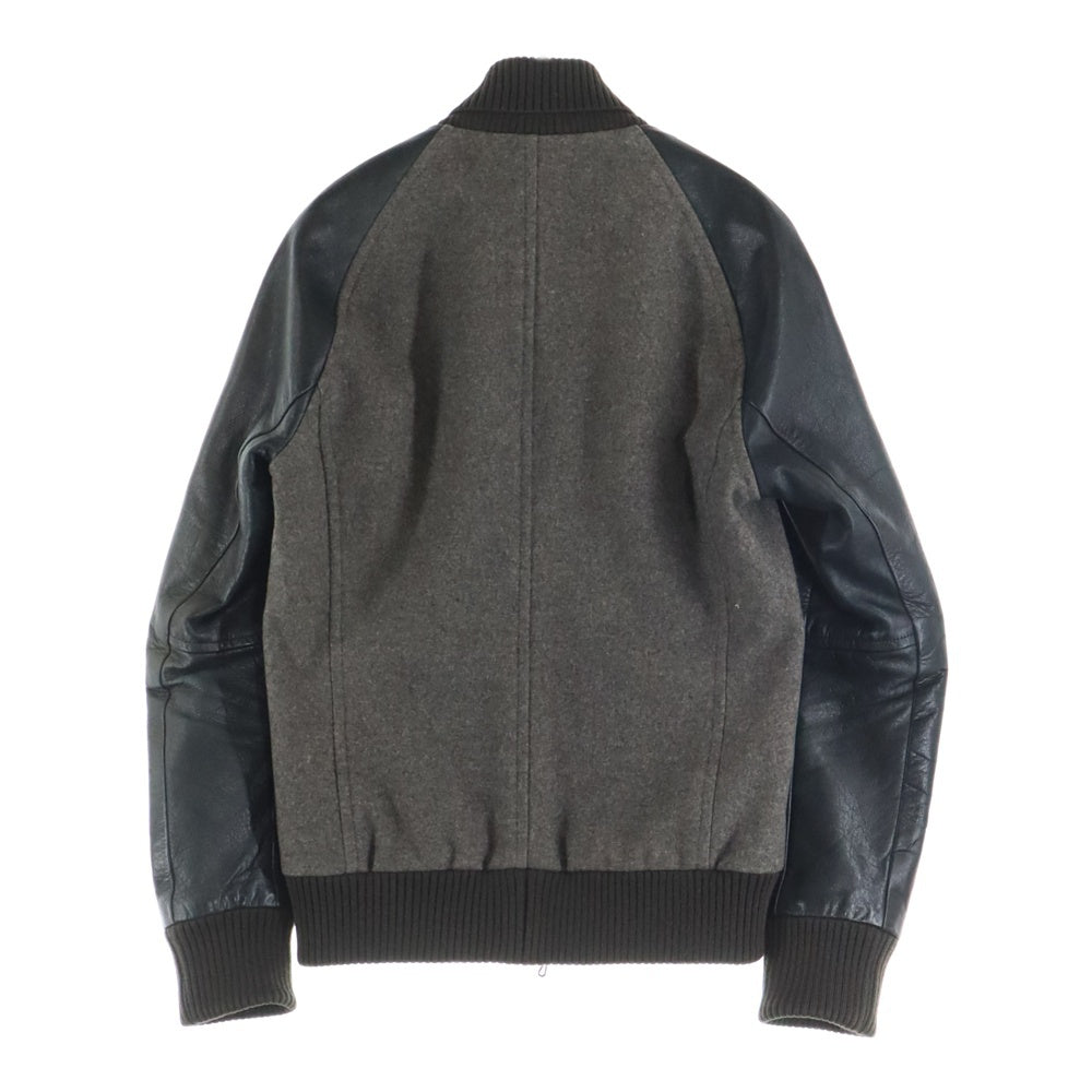 ATTACHMENT(アタッチメント) 日本製 カウレザーアーム ジップアップ