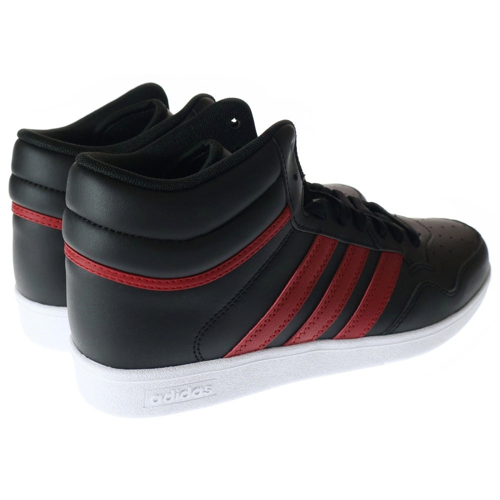 adidas(アディダス) HOOPS 4.0 MID フープス ハイカットスニーカー ブラック/レッド US9/27cm JH6142