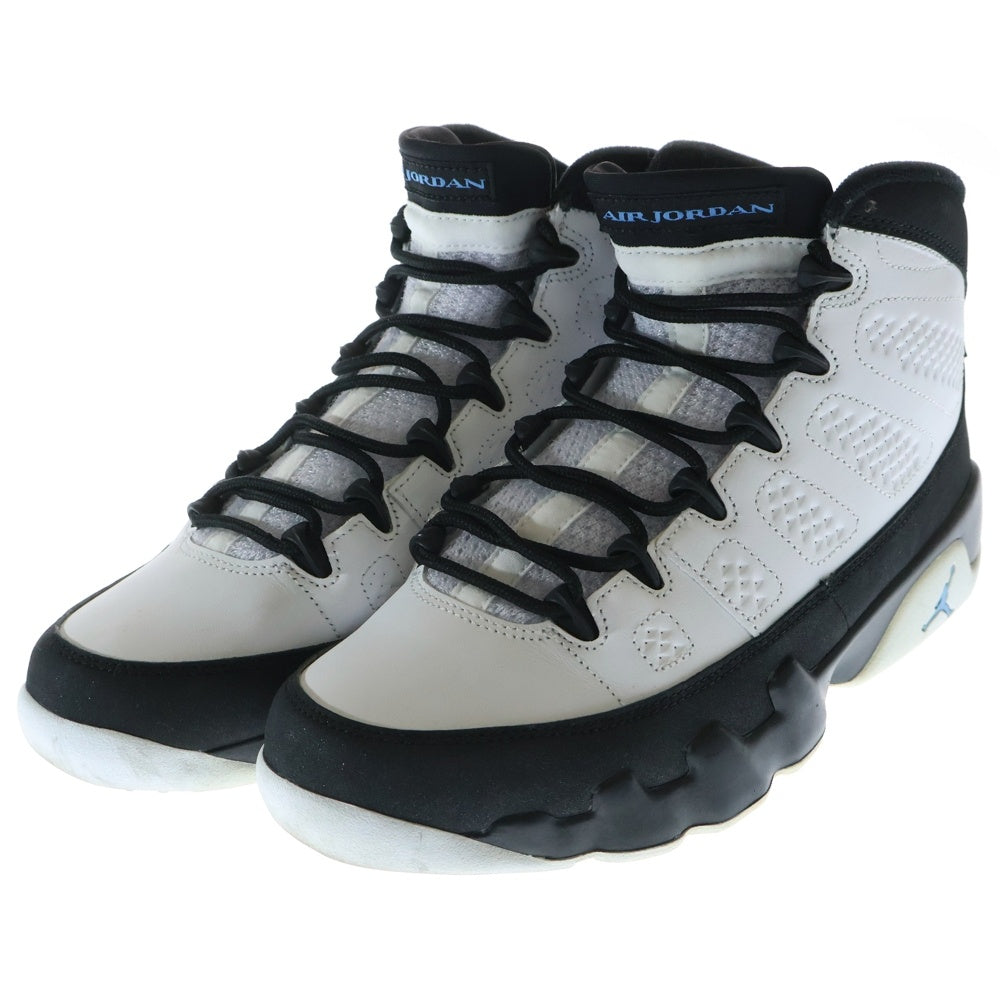 NIKE(ナイキ) AIR JORDAN 9 RETRO UNC エアジョーダン9 ノースカロライナ ハイカットスニーカー US7/25.0cm ホワイト/ブラック CT8019-140