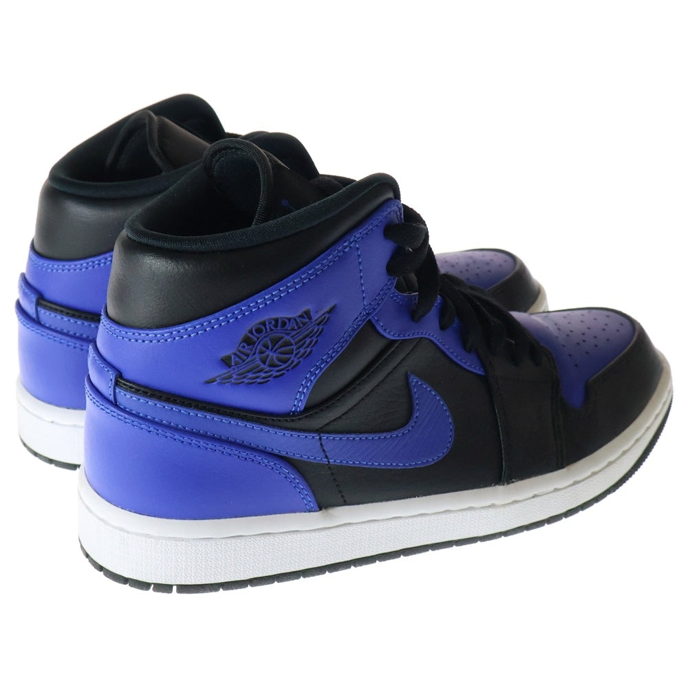 NIKE(ナイキ) AIR JORDAN 1 MID HYPER ROYAL エアジョーダン1 ハイパーロイヤル ミッド スニーカー US7.5/25.5cm ブルー/ブラック 554724-077