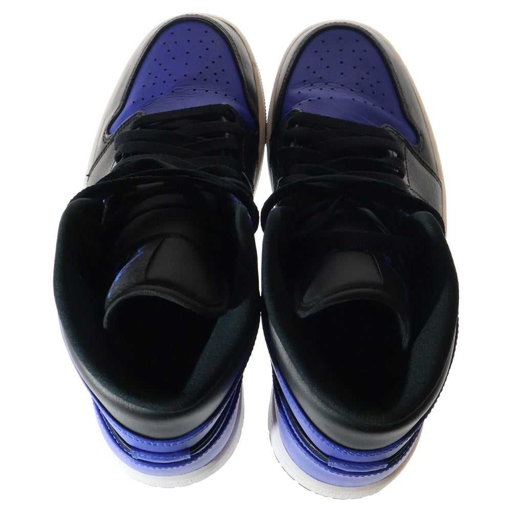 NIKE(ナイキ) AIR JORDAN 1 MID HYPER ROYAL エアジョーダン1 ハイパーロイヤル ミッド スニーカー US7.5/25.5cm ブルー/ブラック 554724-077