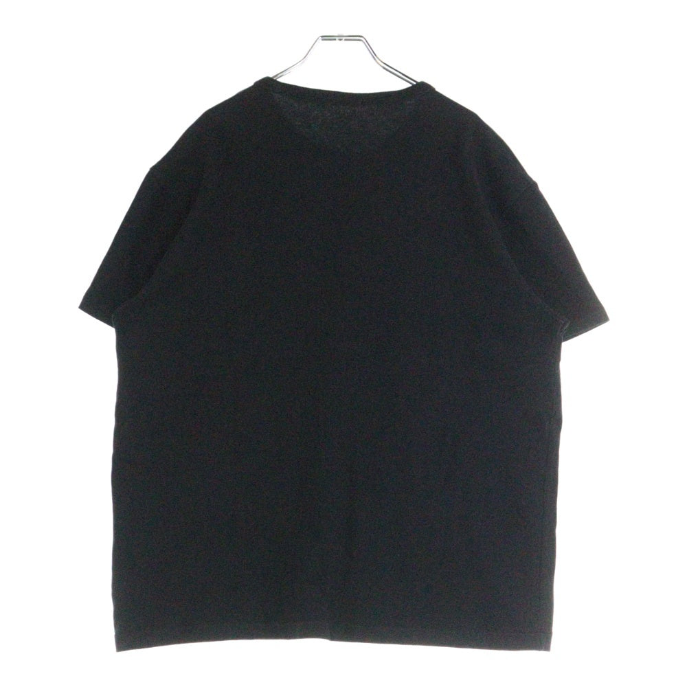 POLO RALPH LAUREN(ポロラルフローレン) フロント刺繍 クルーネック半袖Tシャツ カットソー ブラック 0200011589