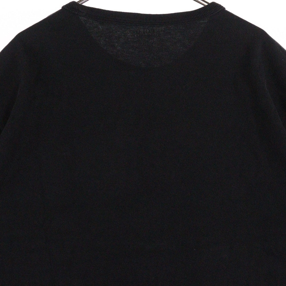 POLO RALPH LAUREN(ポロラルフローレン) フロント刺繍 クルーネック半袖Tシャツ カットソー ブラック 0200011589