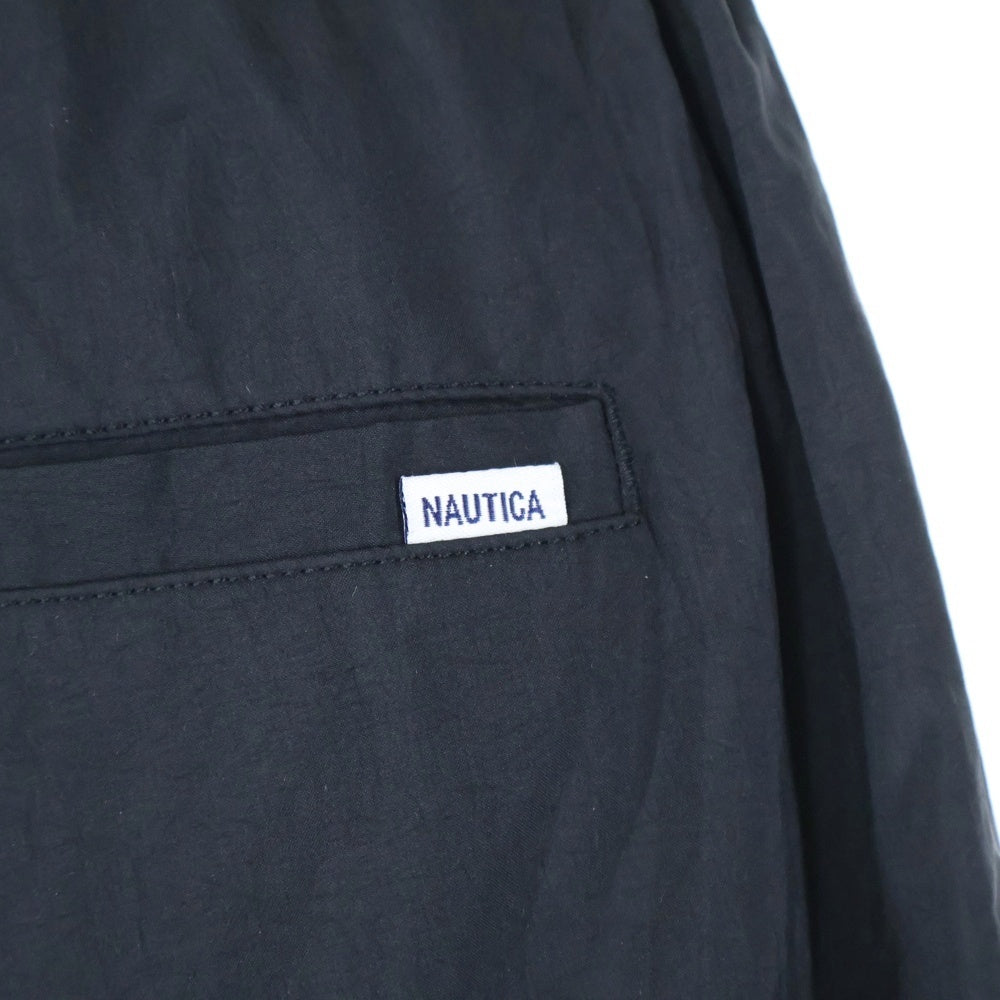 NAUTICA(ノーティカ) LIGHT WEIGHT NYLON TRACK PANTS ライト ウエイト ナイロントラックパンツ ブラック 241-1445