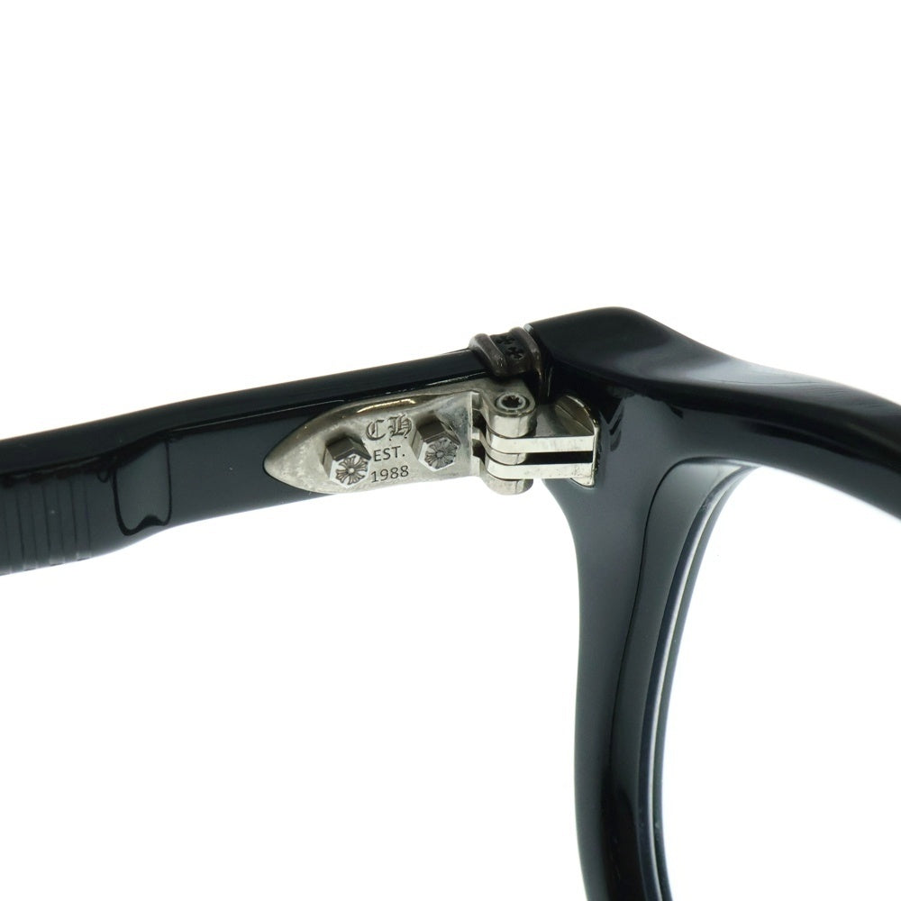 CHROME HEARTS(クロムハーツ) CHIRP CHIRP チャープ フレア フレームメガネ 眼鏡 サングラス ブラック/シルバー