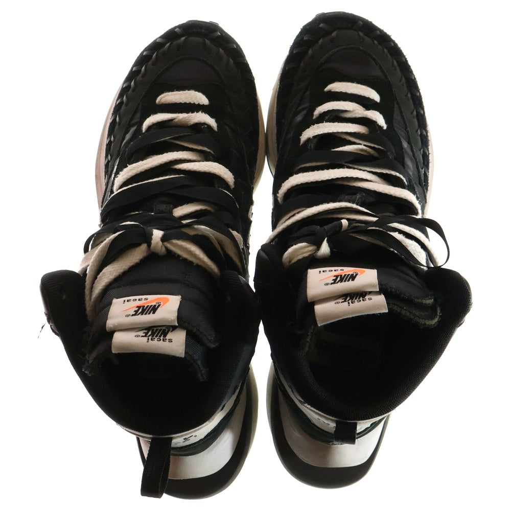 NIKE(ナイキ) ×SACAI ×Jean-Paul Gaultier ジャンポールゴルチエ サカイ ヴェイパーワッフル ハイカットスニーカー ブラック US10/28cm DH9186-001