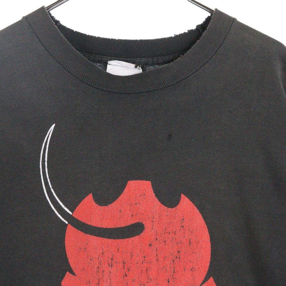 VINTAGE(ヴィンテージ) 90S VINTAGE MICKEY TEE ヴィンテージ 逆さミッキー プリント 半袖Tシャツ カットソー ブラック