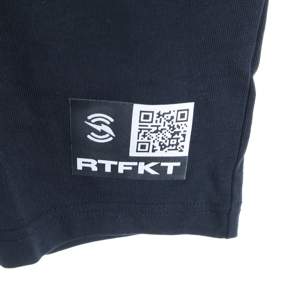NIKE(ナイキ) ×RTFKT AIR FORCE 1 FORGING TEE アーティーファクト エアフォースワン プリントグラフィック 半袖Tシャツ カットソー ブラック R-A-RXNAF1FRGNG-ST-BL-L