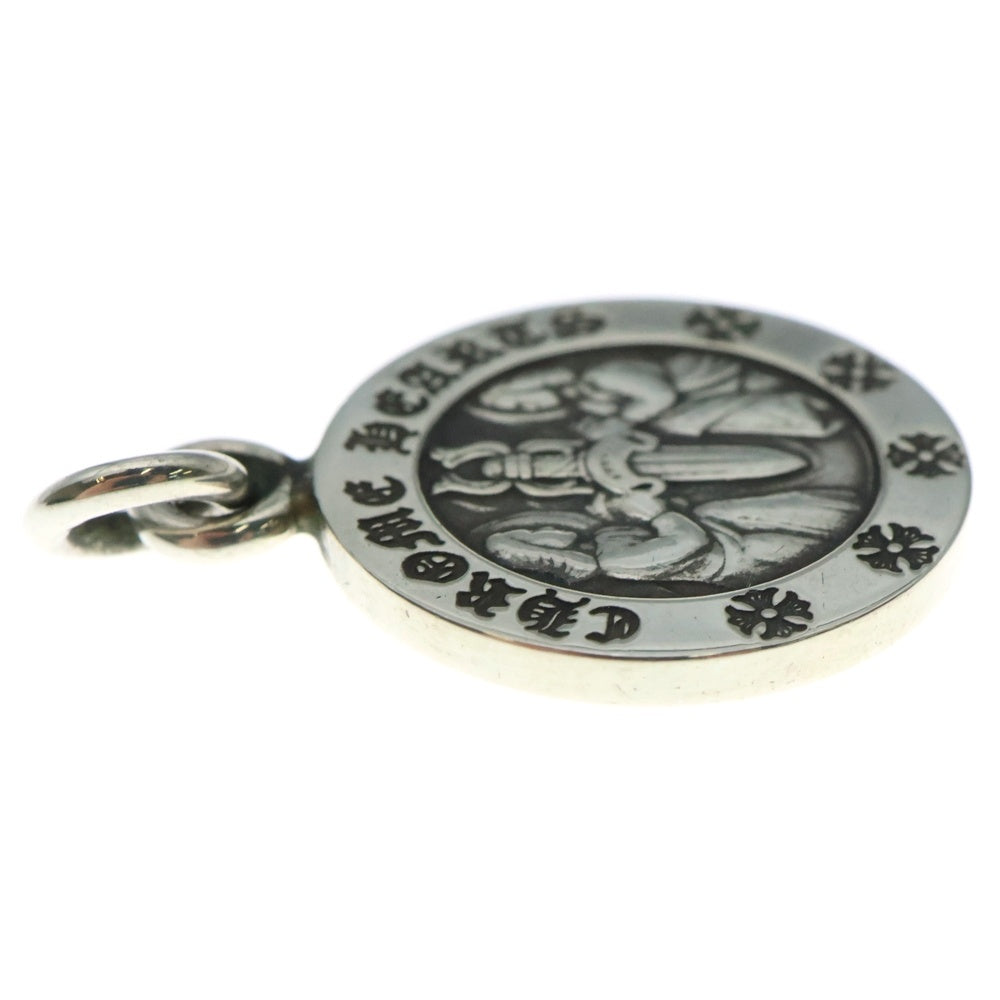 CHROME HEARTS(クロムハーツ) CHRM ANGL MDL V2 エンジェルメダルチャーム ペンダントトップ シルバー BCA229