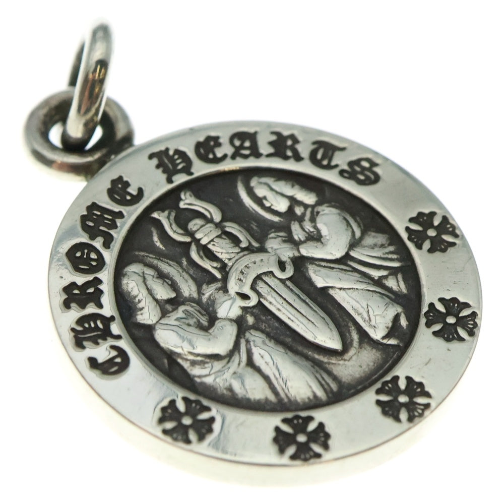 CHROME HEARTS(クロムハーツ) CHRM ANGL MDL V2 エンジェルメダルチャーム ペンダントトップ シルバー BCA229