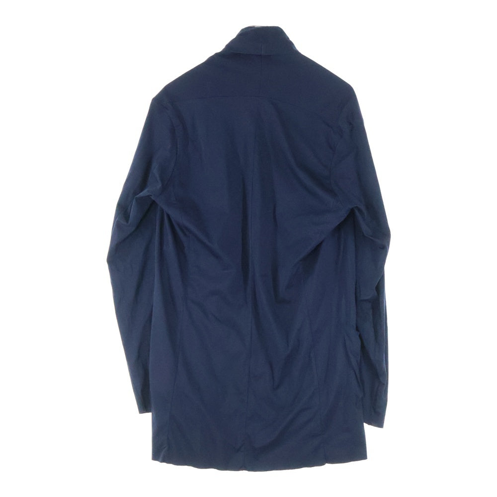 KAZUYUKI KUMAGAI ATTACHMENT(カズユキクマガイ アタッチメント) 日本製 ボタンレス 羽織ジャケット ネイビー