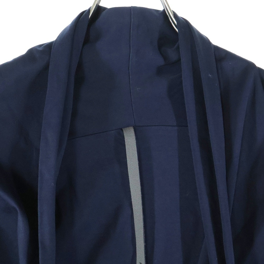 KAZUYUKI KUMAGAI ATTACHMENT(カズユキクマガイ アタッチメント) 日本製 ボタンレス 羽織ジャケット ネイビー