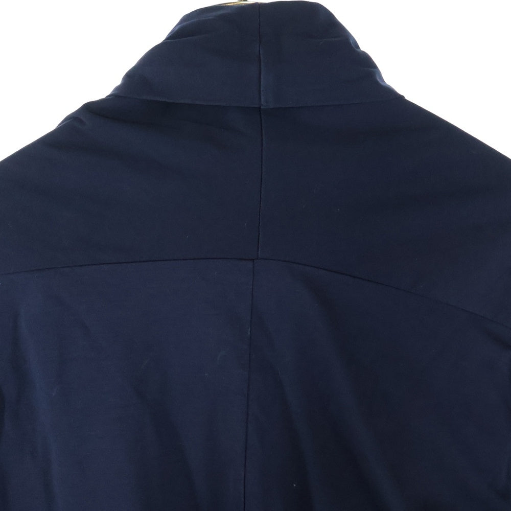 KAZUYUKI KUMAGAI ATTACHMENT(カズユキクマガイ アタッチメント) 日本製 ボタンレス 羽織ジャケット ネイビー