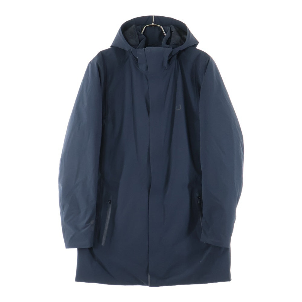 UBR(ウーバー) DOWN JACKET フーデッド ダウンジャケット ネイビー QC01250